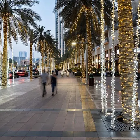 Luxury 4-Bed Escape In Downtown Dubai That Sleeps 9 Exterior photo